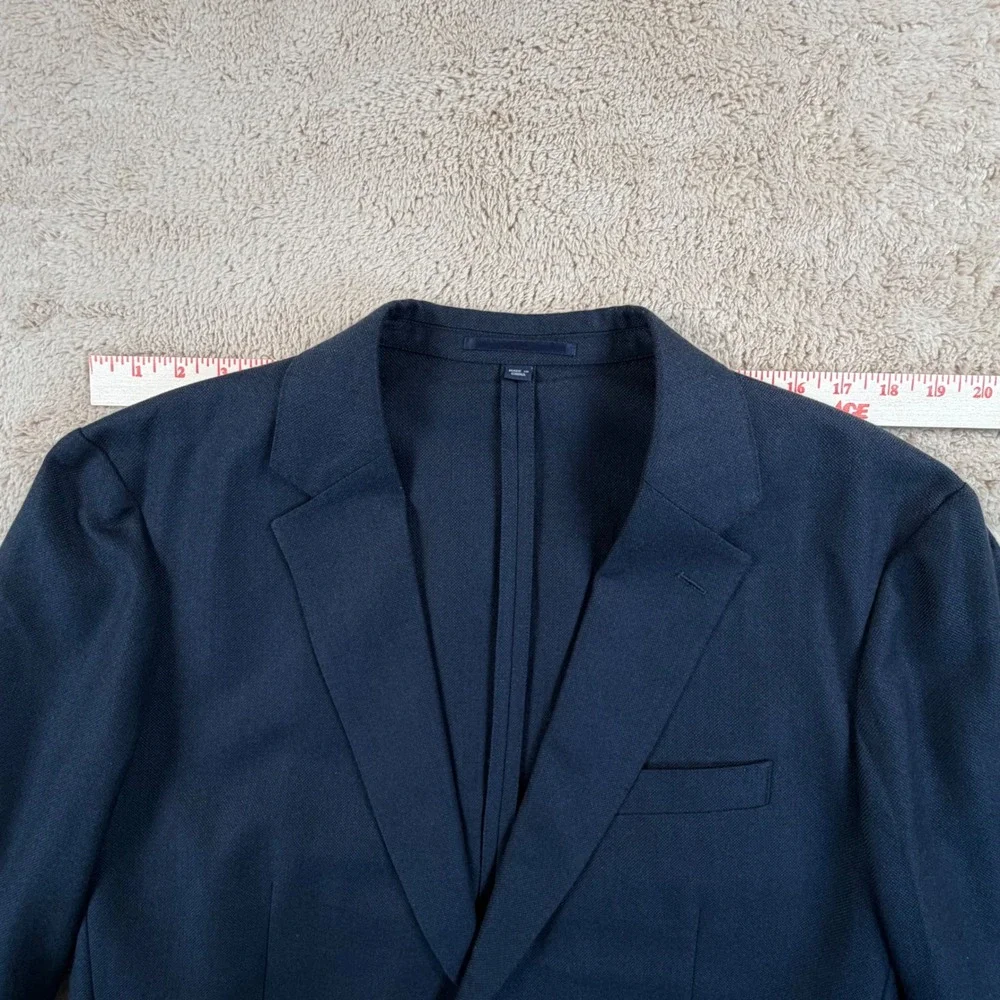 J.Crew Mens 44R Ludlow Blazer Navy Blue Moon England Wool Cotton BH230